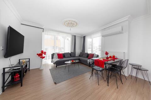 K8 Fantastic 3+1 duplex terrace flat 250m to sea