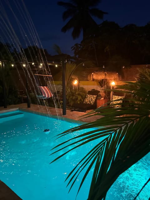 Tropicoco Vega Baja pool steps from the beach