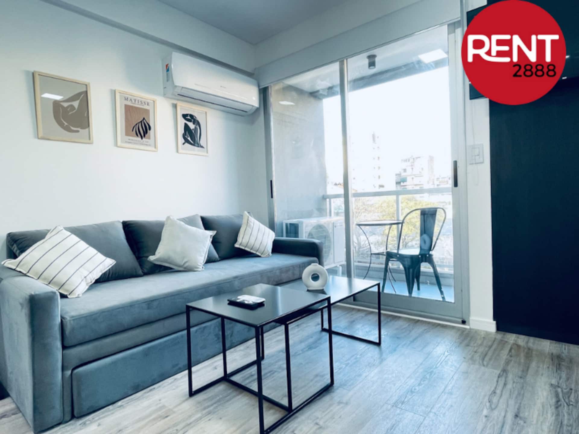 Furnished studio apartment with balcony in Almagro