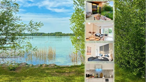 Snug Stays: Design flat by the lake, garden