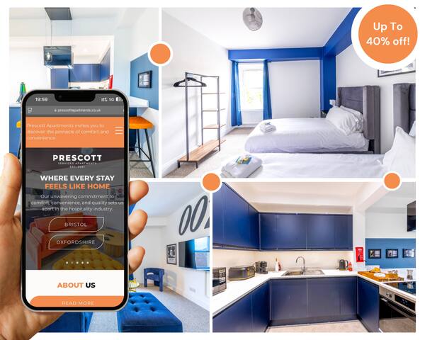 Skyfall- with Free Parking by Prescott Apartments