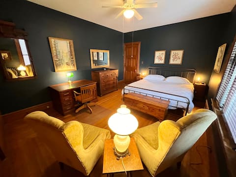 Vintage Vibes: 2BR Gem w/Yard Steps From Main St.