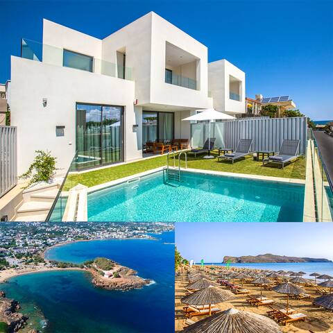 Walk to Beach (150m) & Near Chania / Private Pool