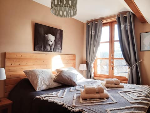 Cozy Mountain Retreat, spectacular view