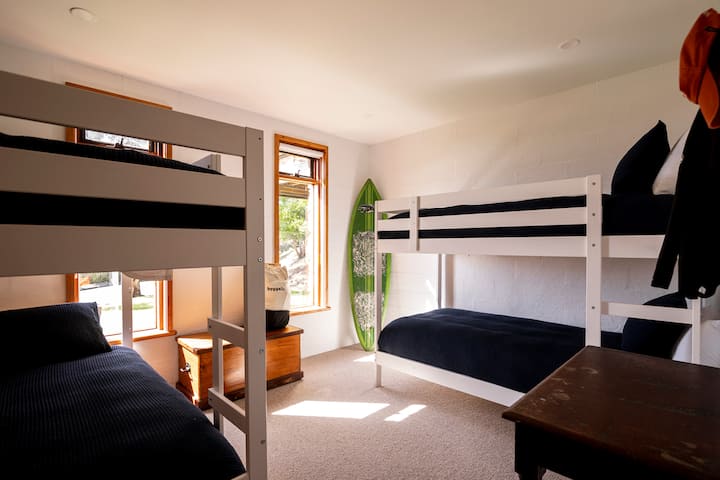 Bedroom four- a bunk room featuring two bunk beds, perfect for larger groups