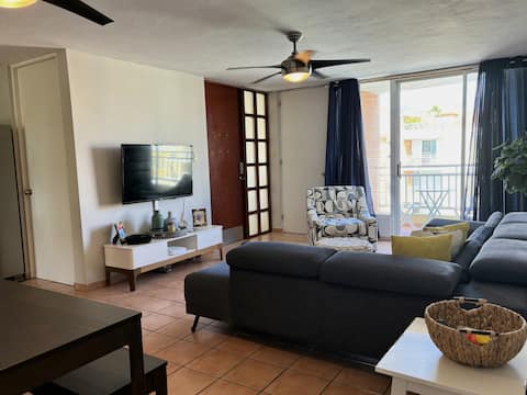 Popular Airbnb listing: Penthouse Paradise. 3 br 2 ba, Ocean views. in Suárez