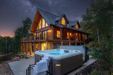 Luxury Wood-Log Cabin By Park City