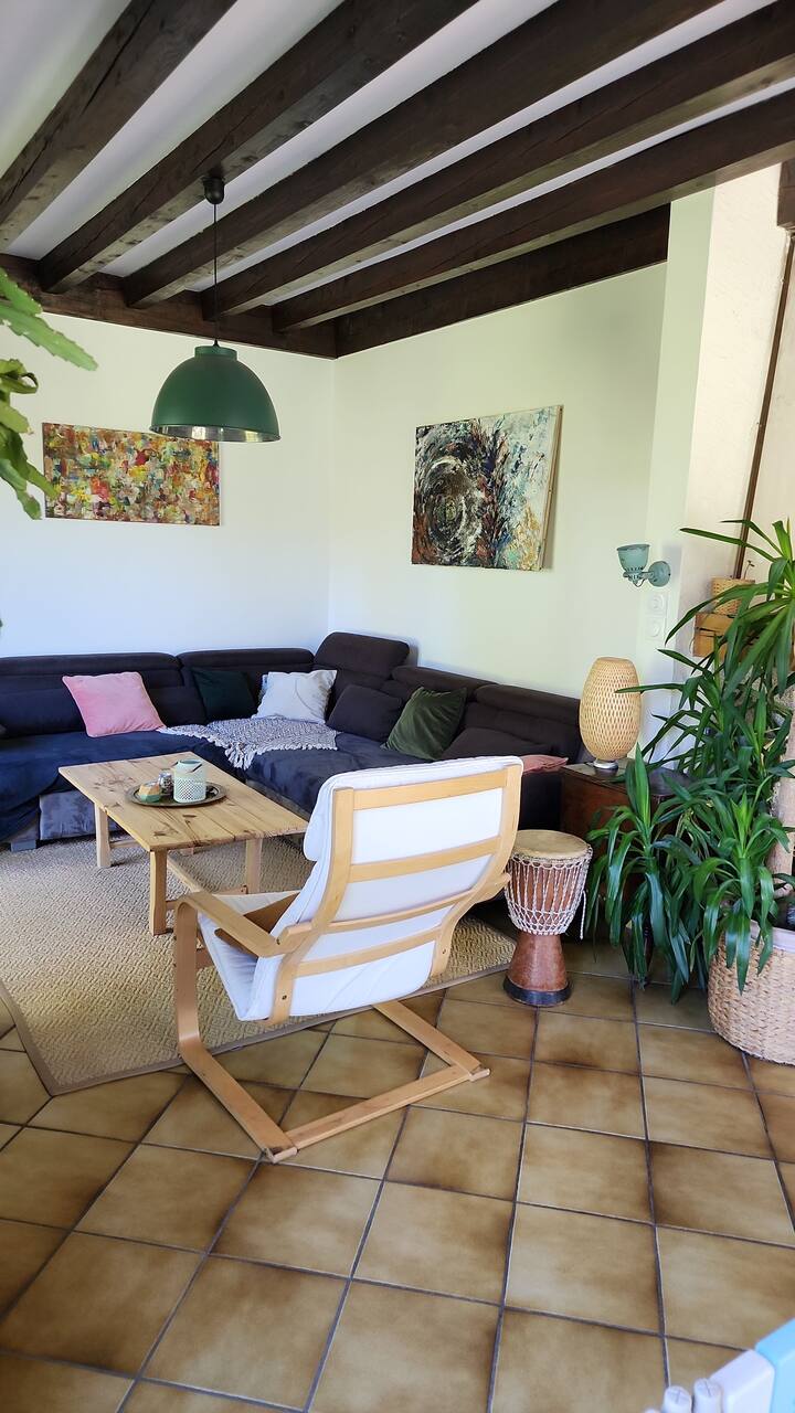 Maison Familiale 6-8 Pers, Jacuzzi Chaud à L'année - Firminy