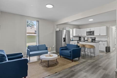 Walk to Downtown | Stylish 4BR Home