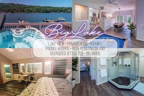 Summer's Arrived - Lakefront Hm w Dock & Lake Toys