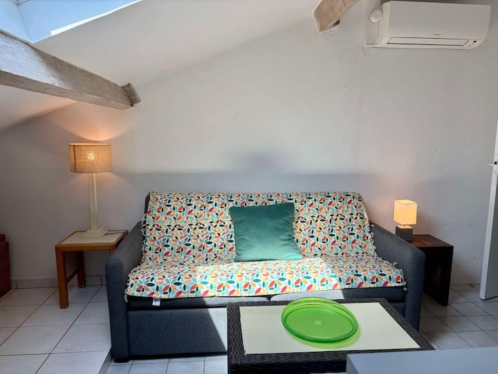 "Petit France" Studio Bord De Mer, 3 Pers, Clim - Île de Porquerolles