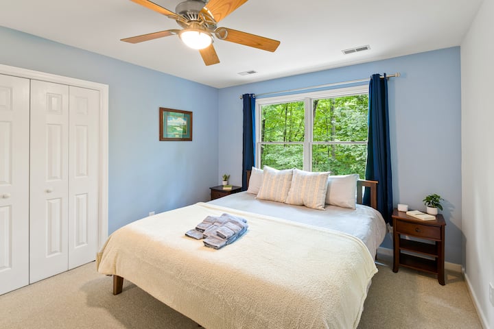 Our upstairs king bedroom.