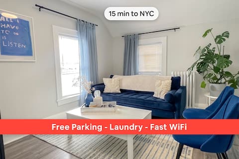 Modern Apt FREE Parking Near NYC & American Dream