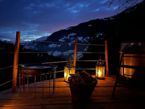 Cozy warm yurt with great views