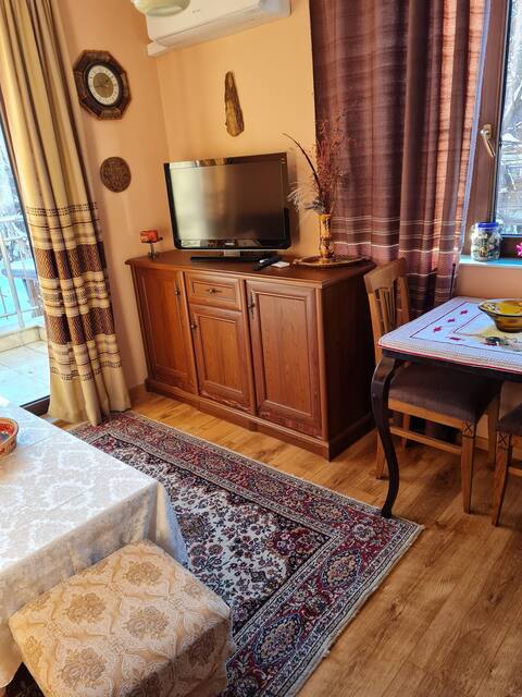 Top Airbnb: Cozy apartment with balcony. in Лозенец