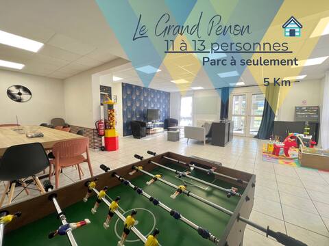 Le Grand Penon ~ Spacious Accommodation 6 minutes from the Park