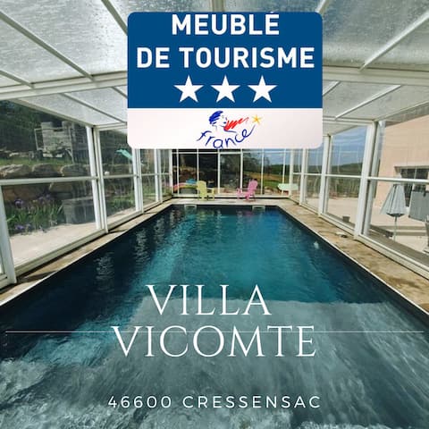 Villa Vicomte with Pool