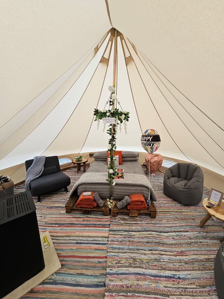 Tienda de campaña interior 