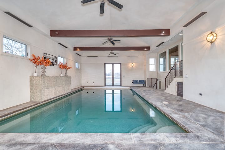 Restoration Farmware Indoor Pool 5500sqft Hot Tub
