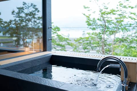 【Spacious 90㎡】Open-air Bath＆Kitchen/-Sosui-/2ppl