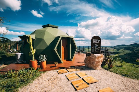 Luxurious Geodesic Dome 2h30 from SP @Paytá