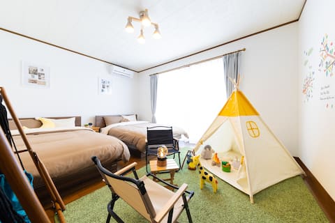 Sakura Stay! Kids Friendly | Surf & Golf |Up to 8