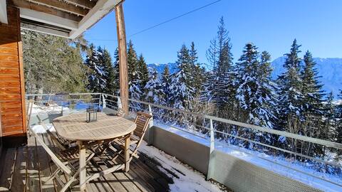 Top Airbnb: 2-bedroom apartment, south-facing à Chamrousse