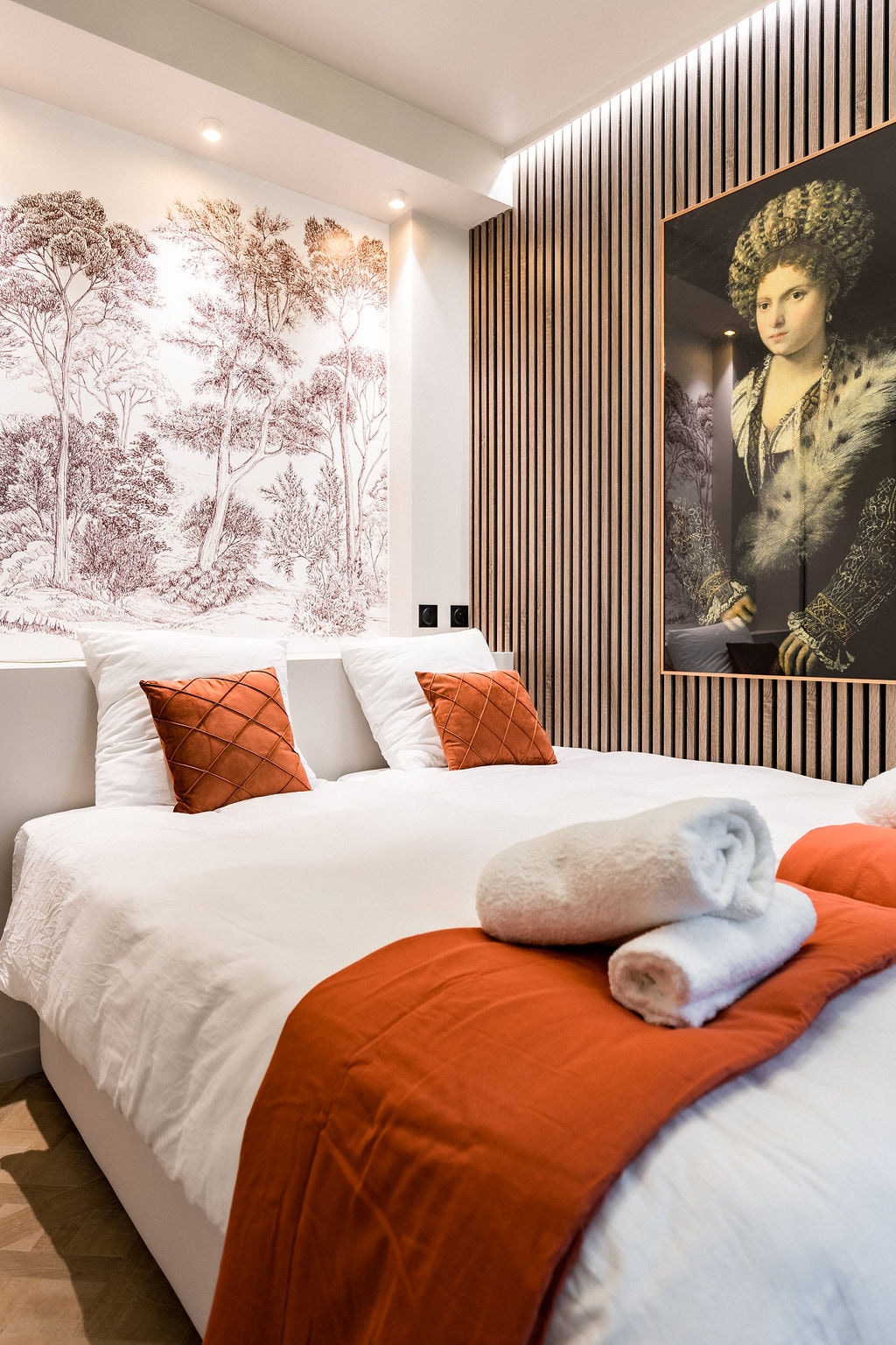 Bedroom 3 - Chamble twin with 2 single beds (possibility to assemble them to make a queen size double bed - 160 cm).