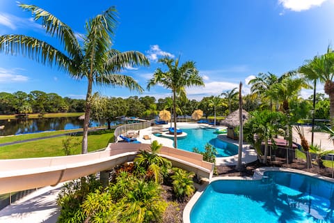 Unique Home W/ 2 Pools, Lake, Pickleball + More!