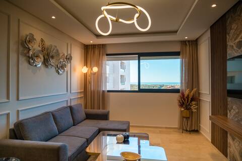 2BR apartment sea view Prestigia Hay Riad