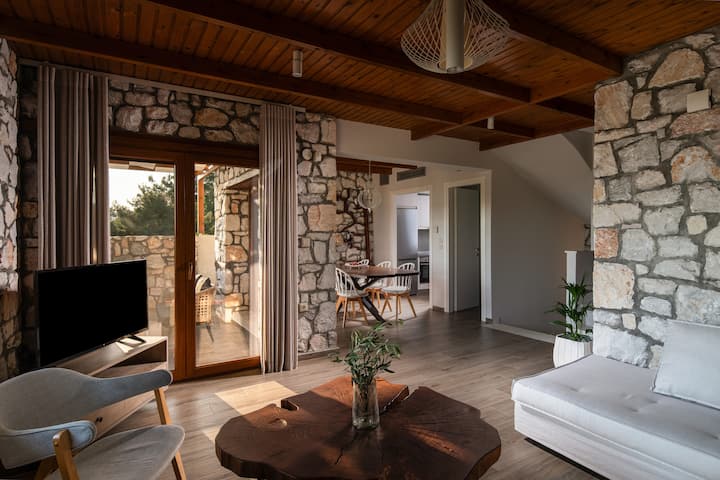 Beachfront Villa - Dafnes Village - Halkidiki