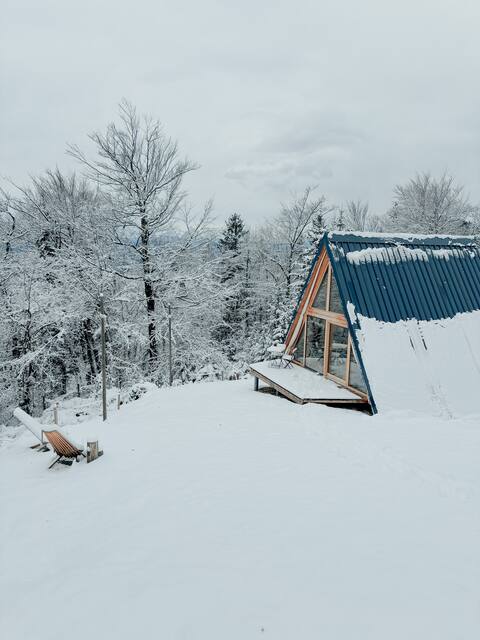 A-Frame holiday house Forest Nest Slovenia