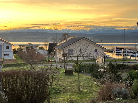 Architect-designed house overlooking Lake Murten
