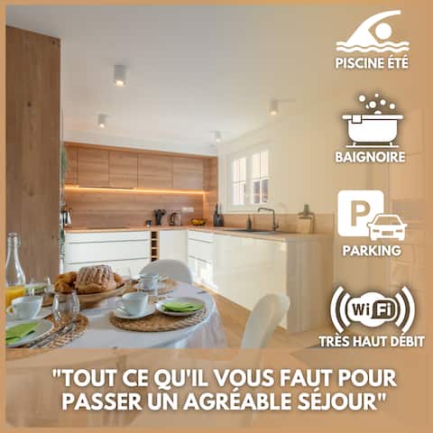 Vines & Tropics 4*- Swimming Pool - Parking - Wifi