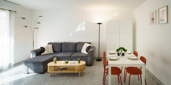 100m Beach Apartment Stella - Coeur Antibes Juan