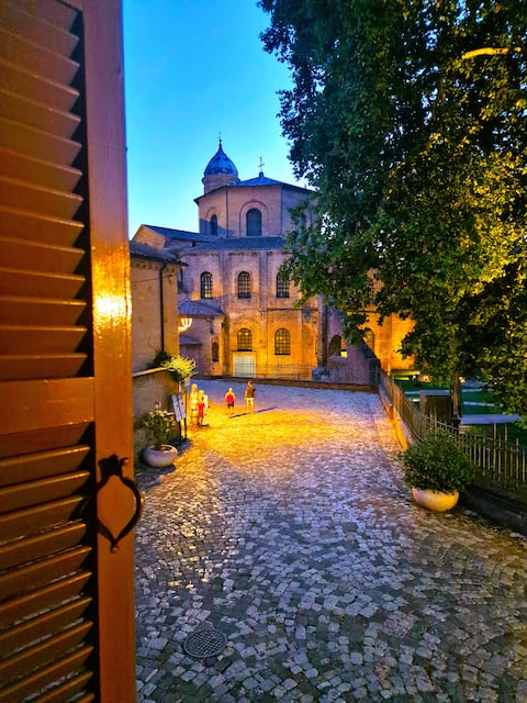 50 meters from the "Unesco" heritage centre sites