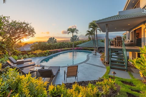 Ocean Views, Heated Pool, Walk to Beaches + Ohana!