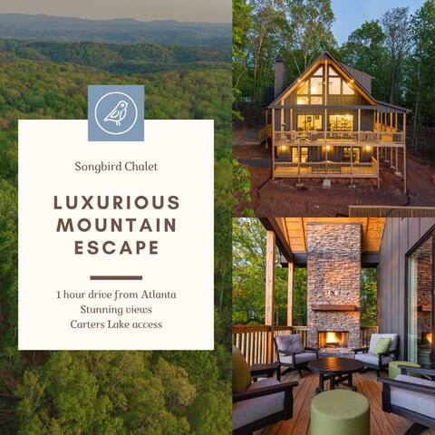 Songbird 
Luxe Mountain Retreat/Views/Game Room