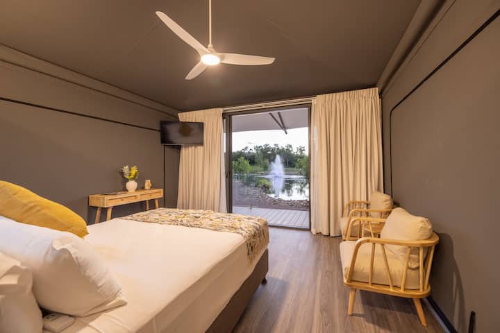 Deluxe Eco Glamping Tent Queen - Townsville