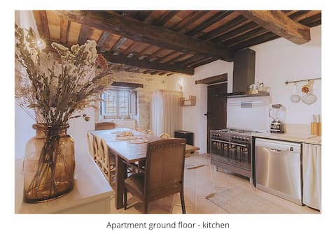Top Airbnb: Il Posto Umbria - downstairs - apartment for 8 in Umbertide