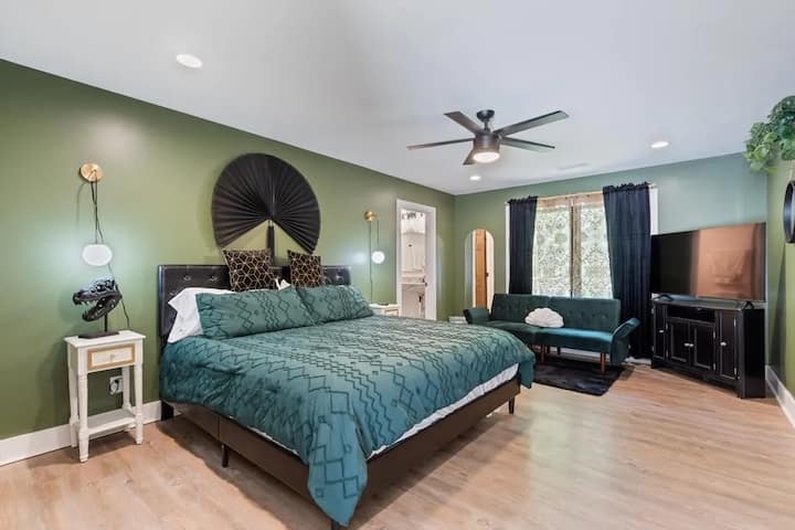 Izba s tematikou art deco