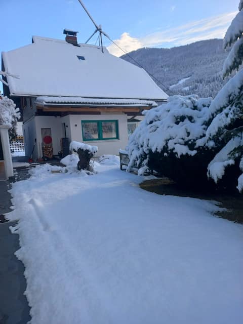 Spacious holiday home 5 minutes by car from 100 km of slopes