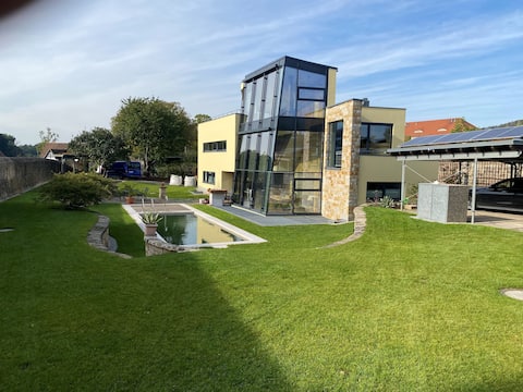 Villa behind the castle walls