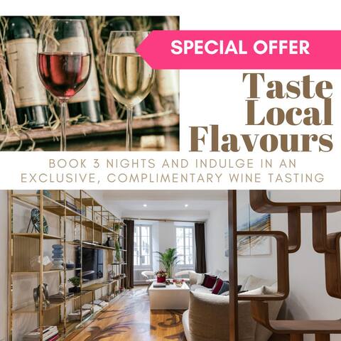 Luxury, location & comfort w/complimentary wine!