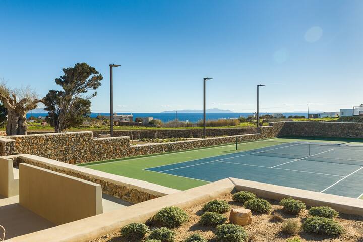 Eleonas Paros Villas, OIKIA, private pool & tennis gallery image 5