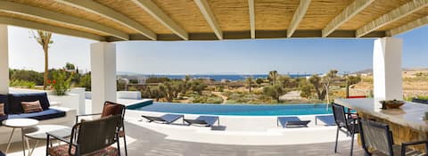 Eleonas Paros Villas, OIKIA, private pool & tennis