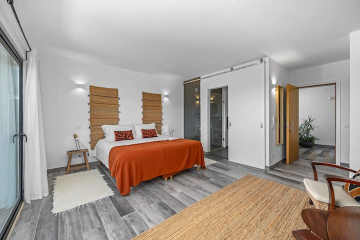 Chambre Malva. Il est possible d'avoir 2 lits individuel sur demande.