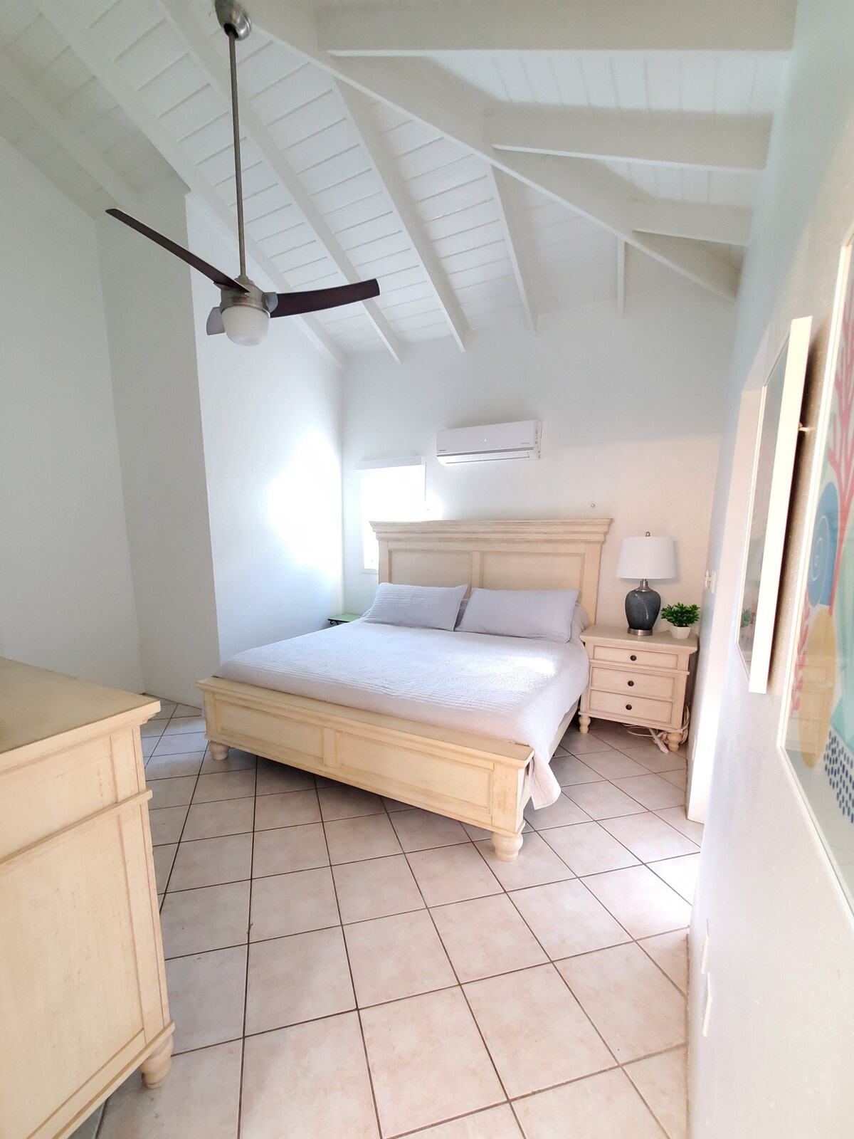 Primary Bedroom - King size bed.