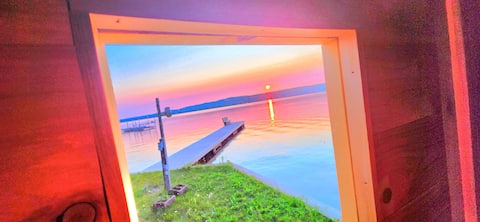 *Arguably the best Sauna view in Upper Peninsula*