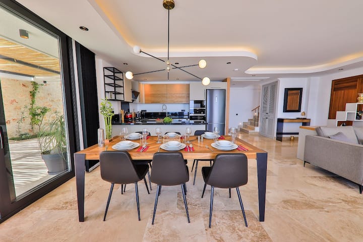 Villa Eos Kalamar - Kalkan Villa , Isıtmalı Havuz - トルコ カルカン